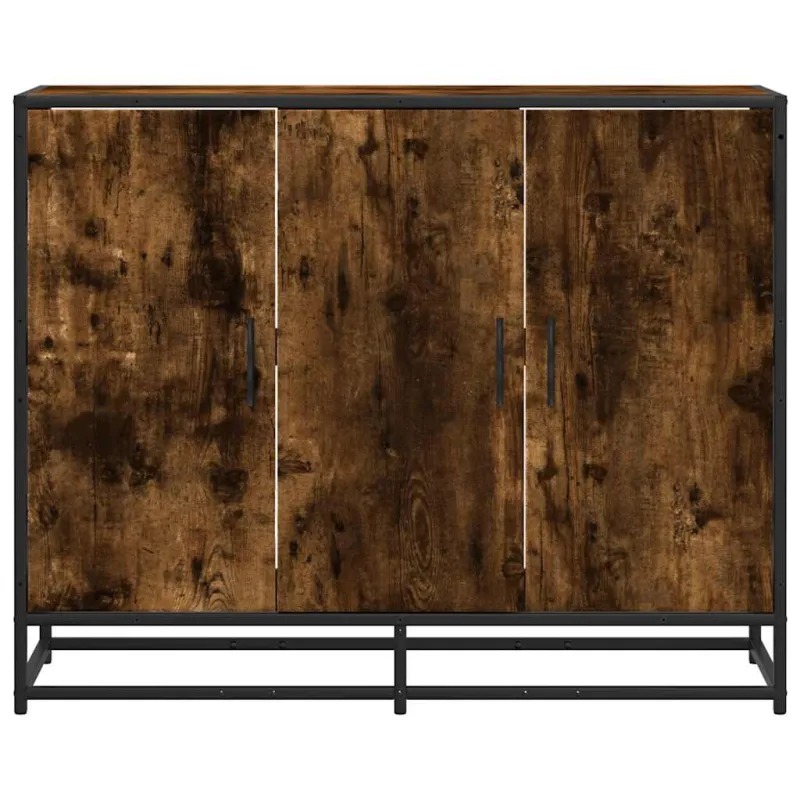 indauja rūkytas ąžuolas 94x35x76 cm inžinerinė mediena