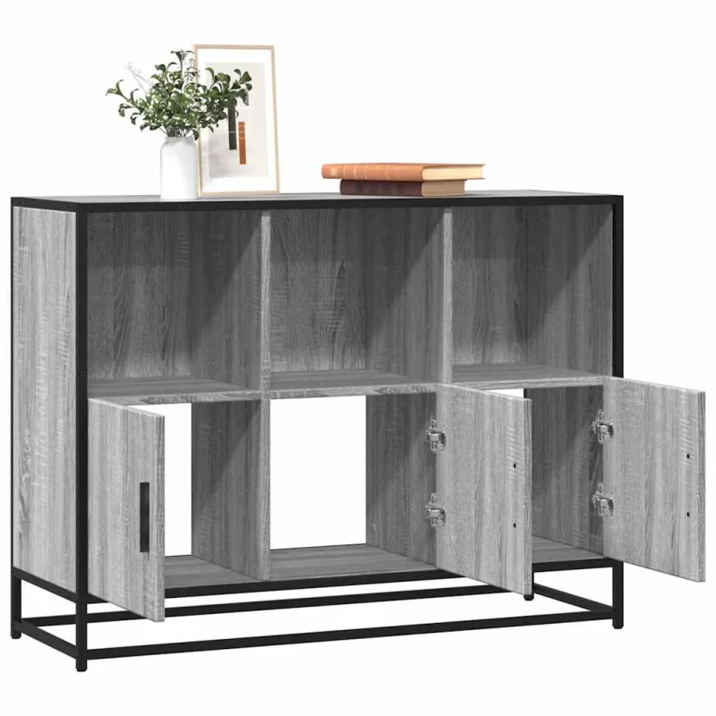 indauja Pilka Sonoma 100x35x76 cm Inžinierinė mediena