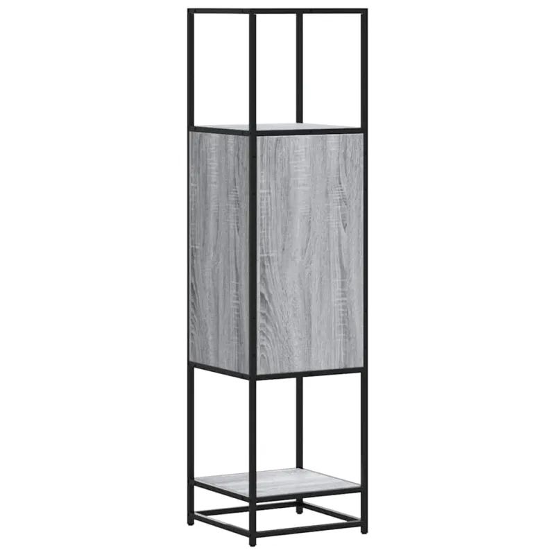 Highboard Gray Sonoma inžinerinis medis ir metalas