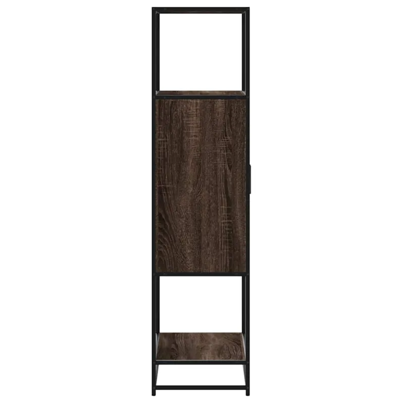 Highboard Rudas ąžuolas 68x35x139 cm Mediena ir metalas