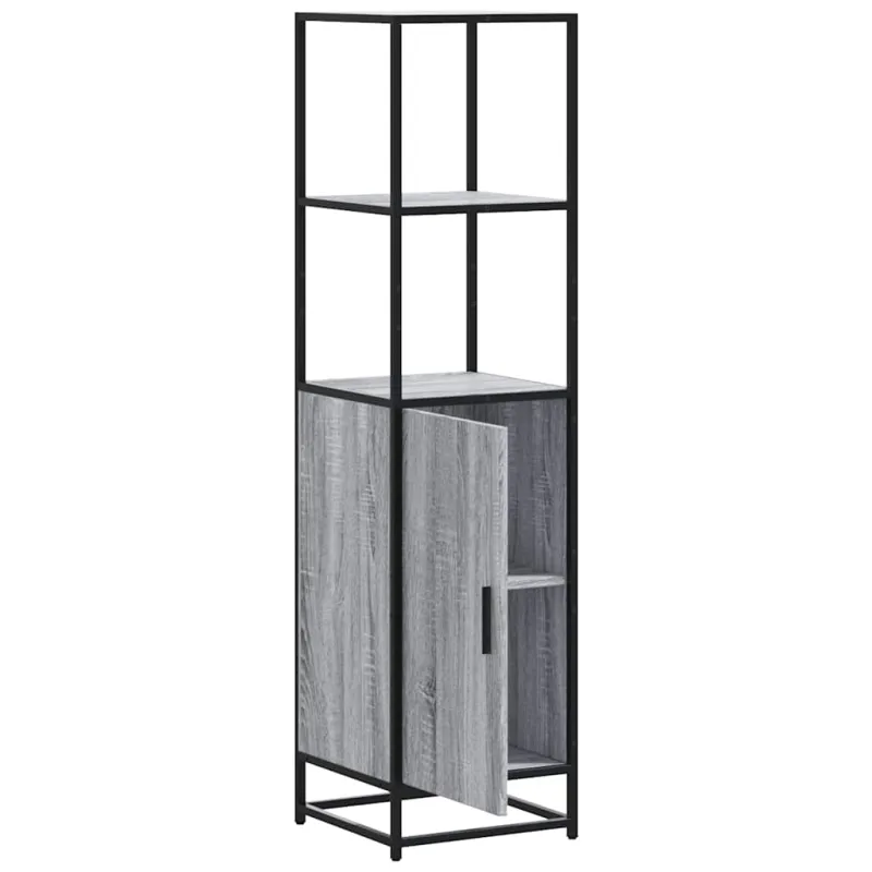 Highboard Gray Sonoma inžinerinis medis ir metalas