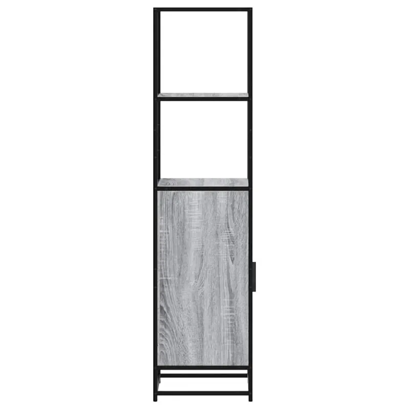 Highboard Gray Sonoma inžinerinis medis ir metalas