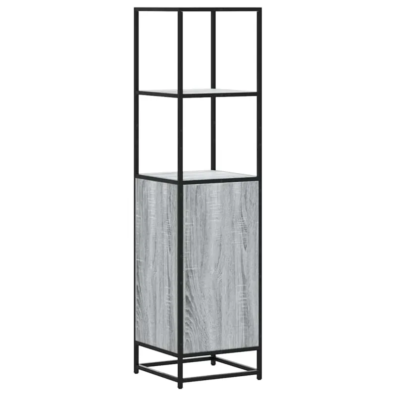 Highboard Gray Sonoma inžinerinis medis ir metalas