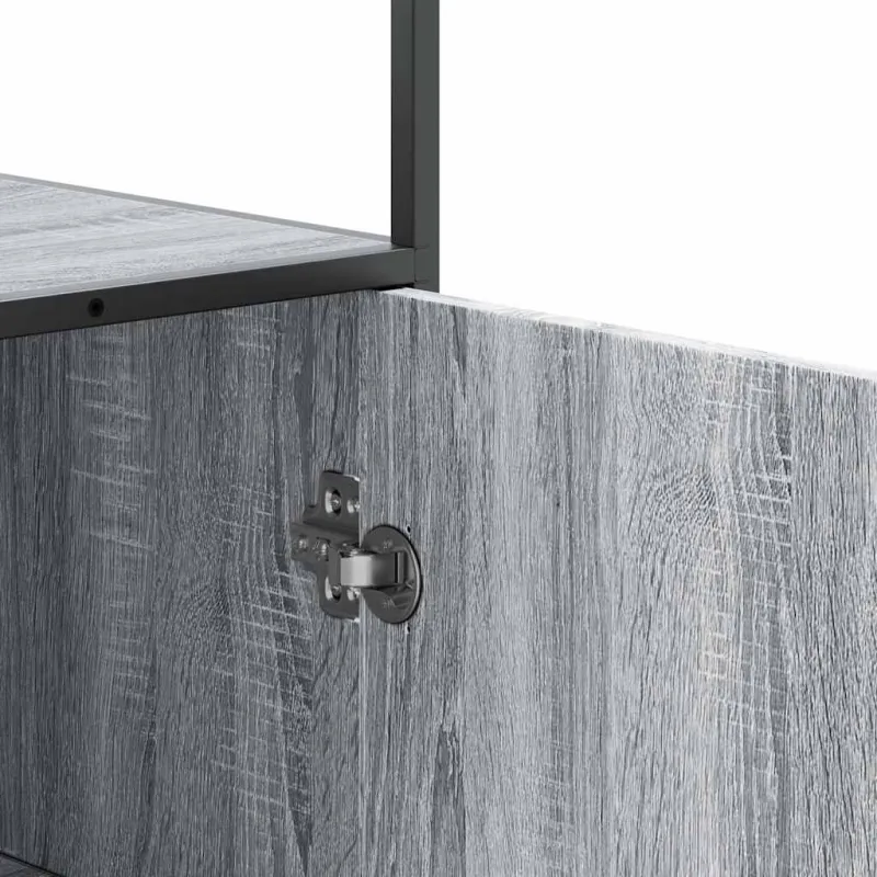 Highboard Gray Sonoma inžinerinis medis ir metalas