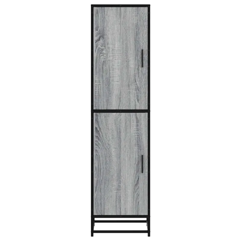 Highboard Gray Sonoma inžinerinis medis ir metalas