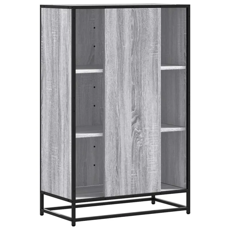 Highboard Pilka Sonoma Inžinerinė mediena ir metalas