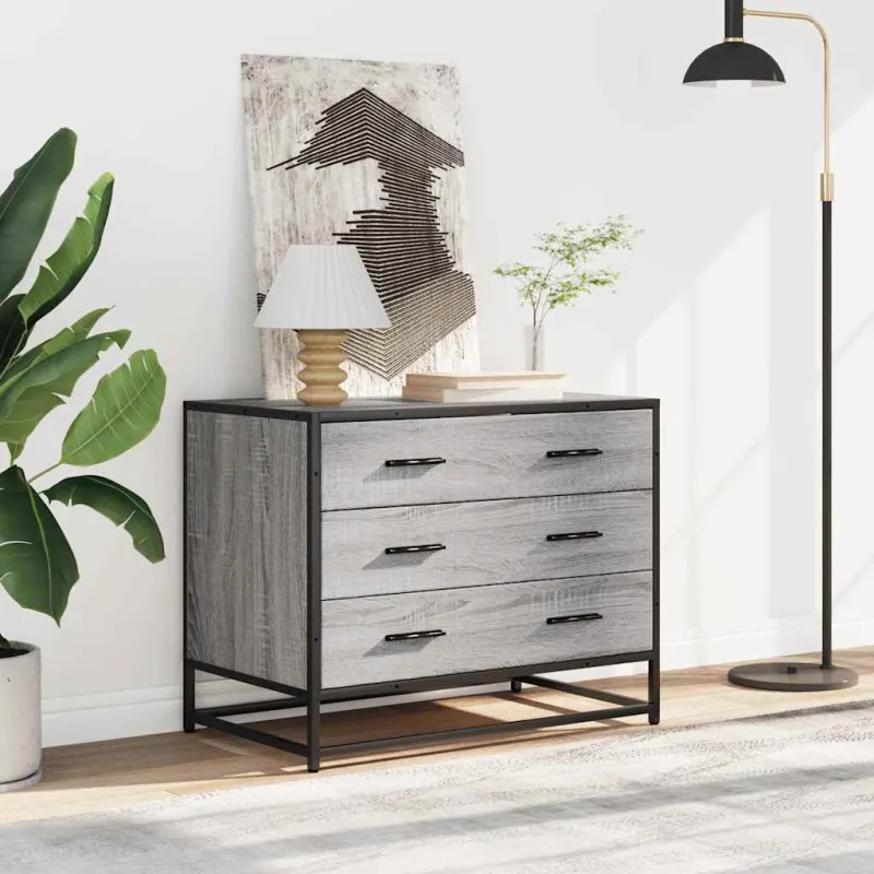 Stalčių spintelė Pilka Sonoma 70x41x56 cm Engineered Wood