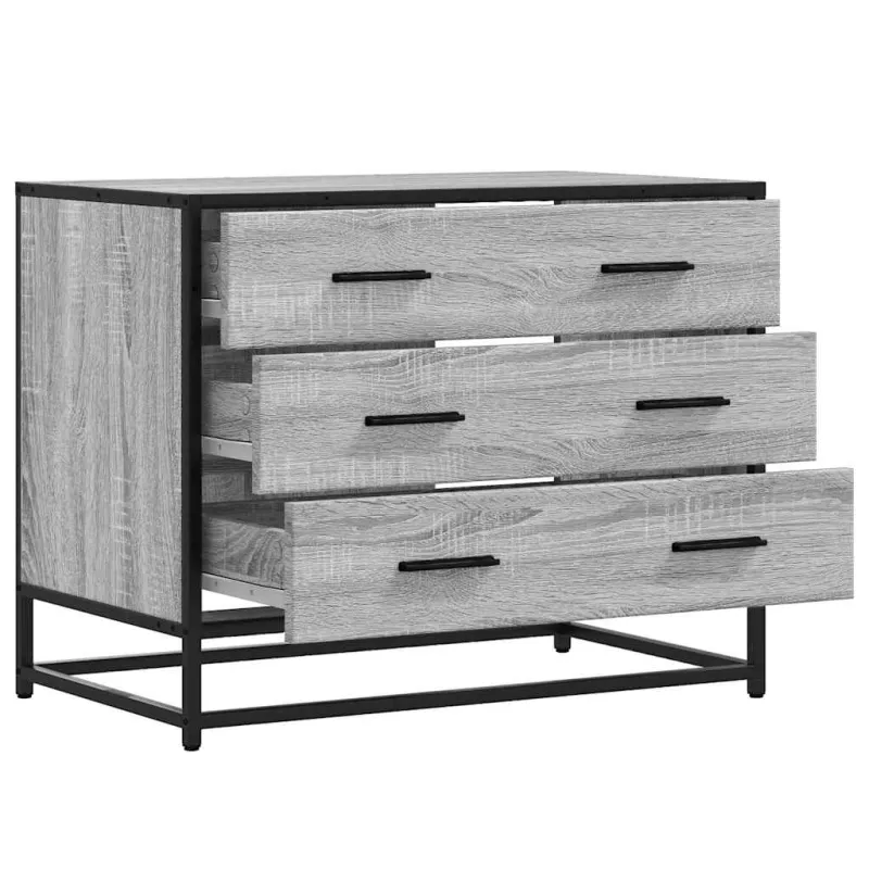 Stalčių spintelė Pilka Sonoma 70x41x56 cm Engineered Wood