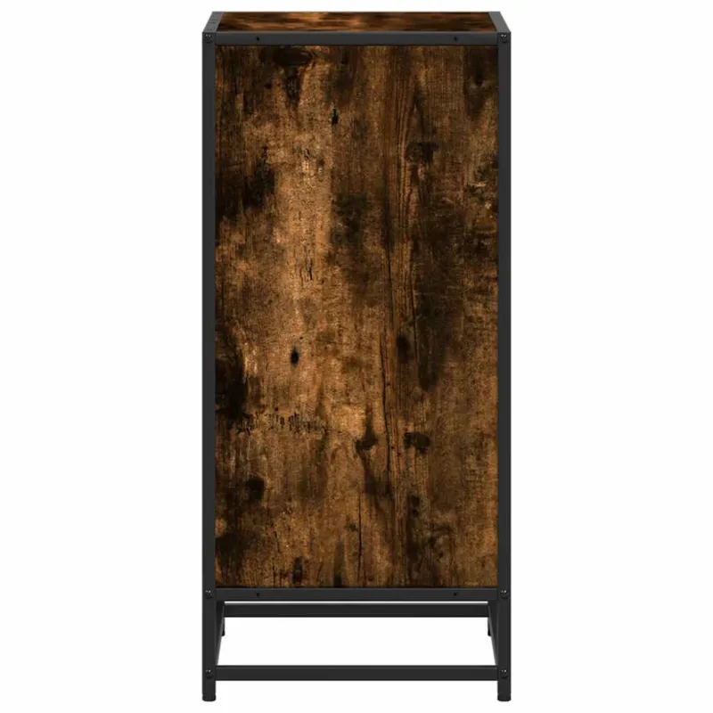 knygų spintelė rūkytas ąžuolas 40x35x76 cm inžinerinė mediena
