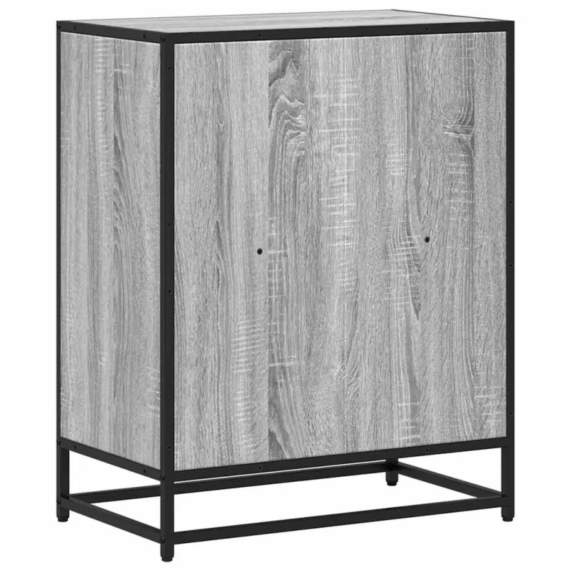 knygų spintelė Pilka Sonoma 60x35x76 cm Engineered Wood