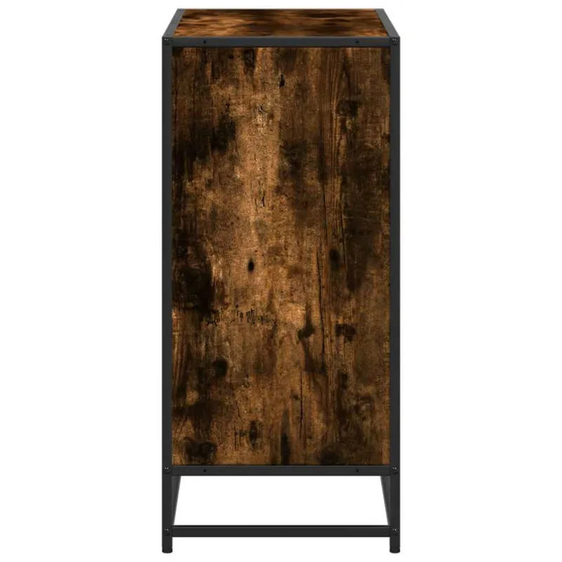 knygų spintelė rūkytas ąžuolas 80,5x35x76 cm inžinerinė mediena