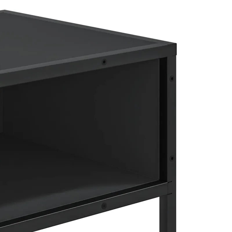 konsolinis stalas juodas 90x35x80 cm inžinierinis medis