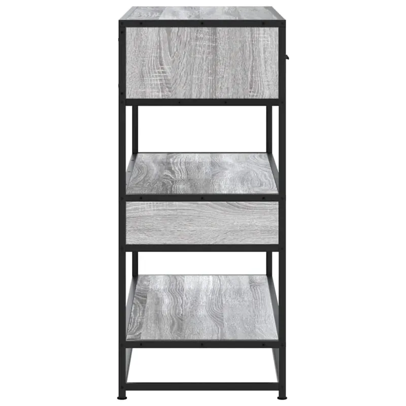 Konsolinis staliukas, pilka sonoma, 90x35x80cm, mediena