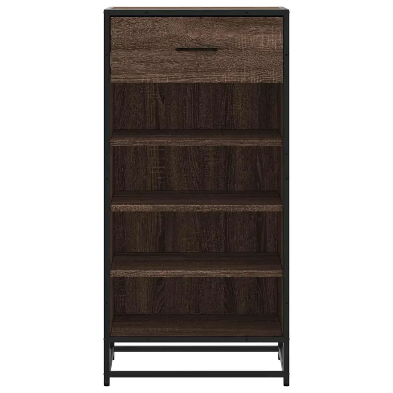 Batų lentyna Rudas ąžuolas 48x38x97,5 cm Inžinerinė mediena