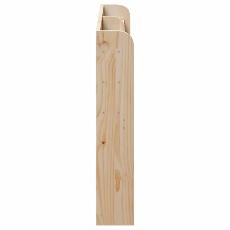 Galvūgalis su lentynomis, 135cm, pušies medienos masyvas