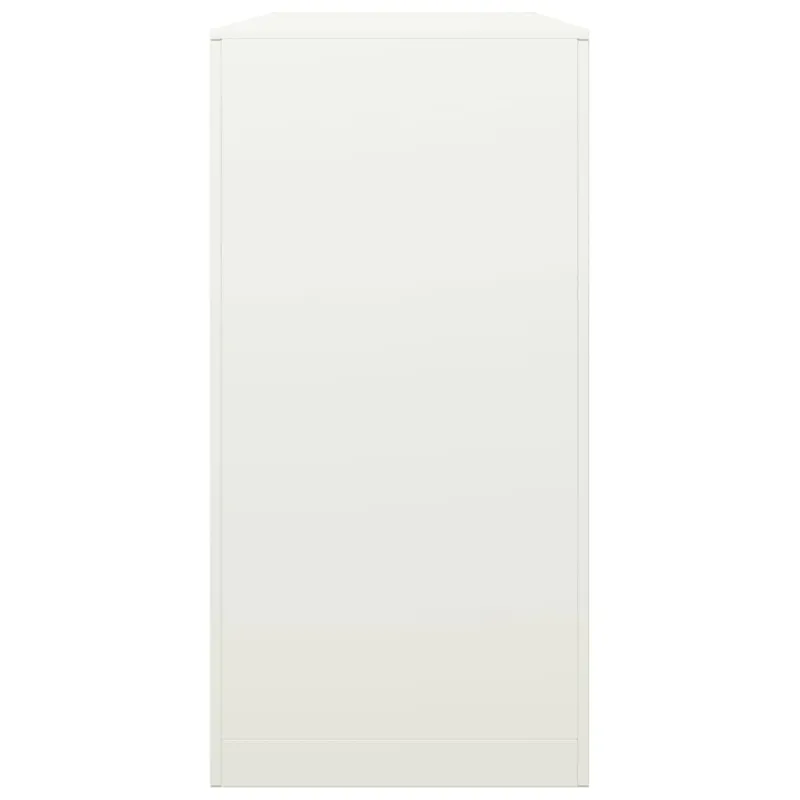 Stovas malkoms, baltos spalvos, 100x40x80cm, plienas