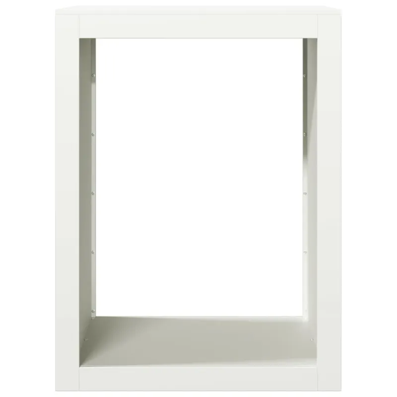 Stovas malkoms, baltos spalvos, 60x40x80cm, plienas
