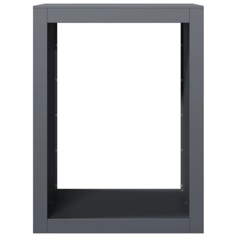 Stovas malkoms, antracito spalvos, 60x40x80cm, plienas