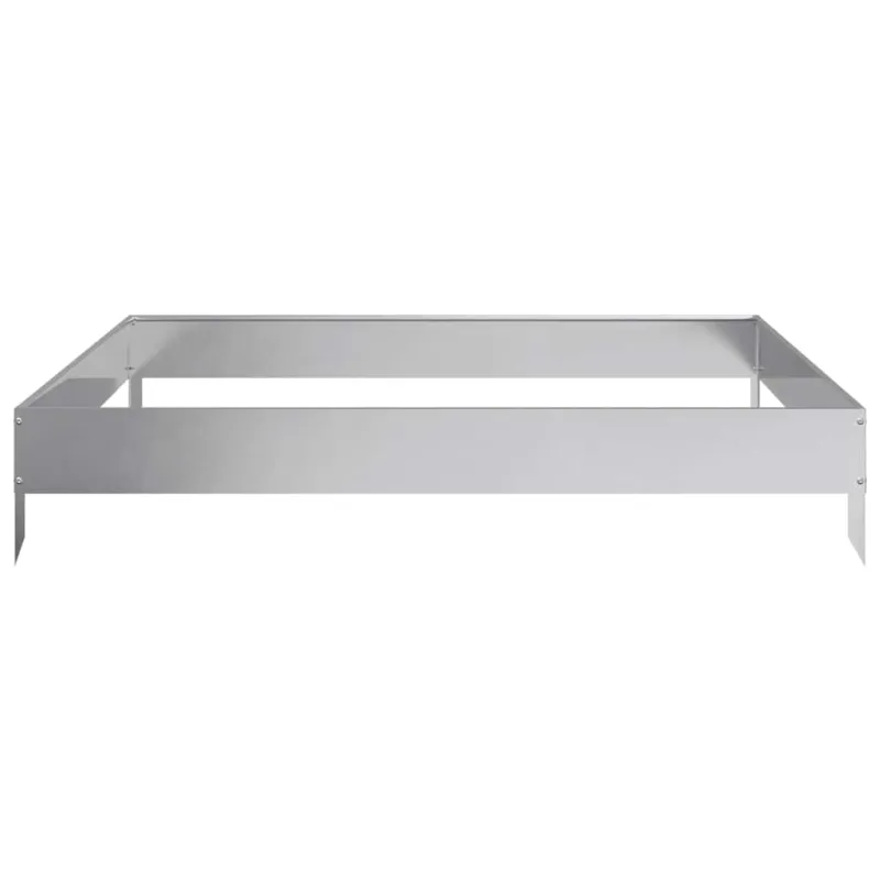 Aukštas sodo lovelis, 100x100x18,5cm, galvanizuotas plienas