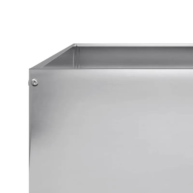 Aukštas sodo lovelis, 100x100x18,5cm, galvanizuotas plienas