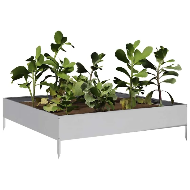 Aukštas sodo lovelis, 100x100x26cm, galvanizuotas plienas