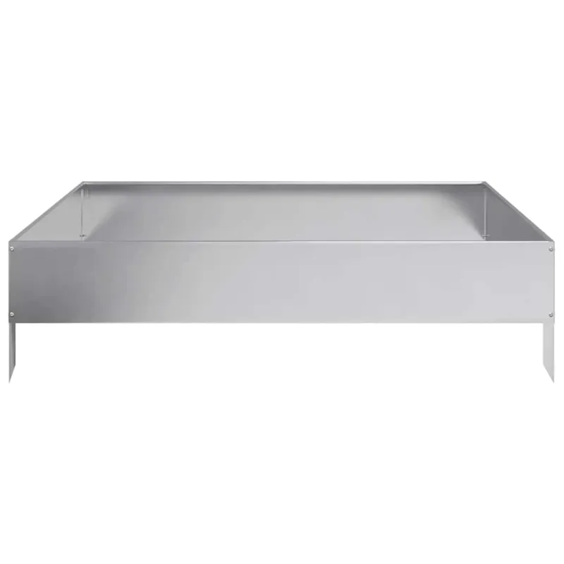 Aukštas sodo lovelis, 100x100x26cm, galvanizuotas plienas