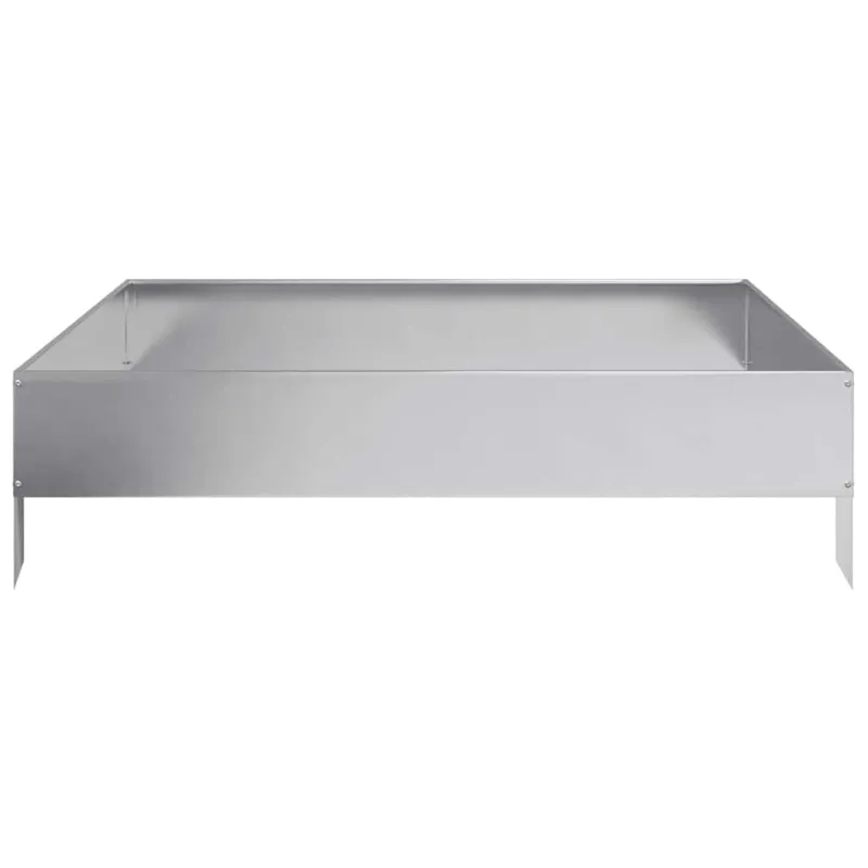 Aukštas sodo lovelis, 100x100x26cm, galvanizuotas plienas