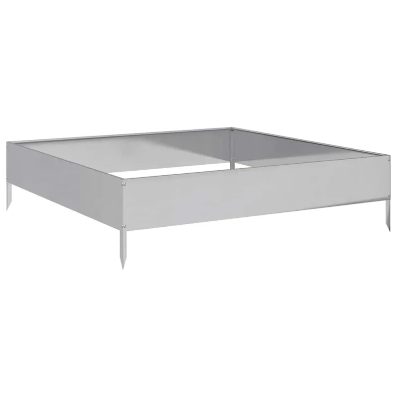 Aukštas sodo lovelis, 100x100x26cm, galvanizuotas plienas