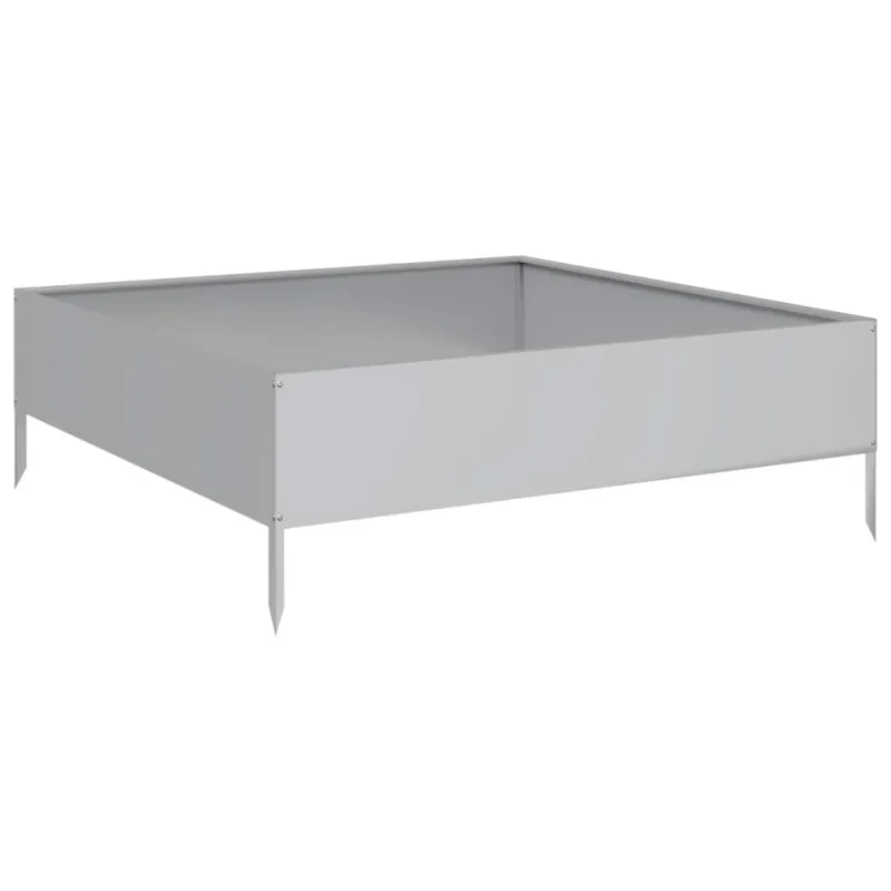 Aukštas sodo lovelis, 100x100x33,5cm, galvanizuotas plienas