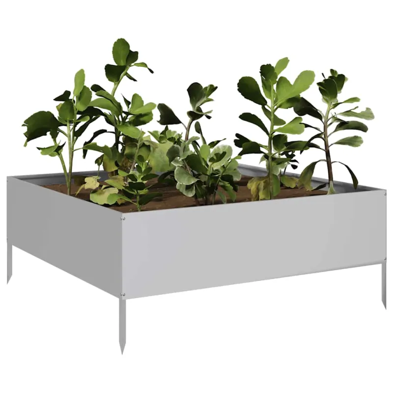 Aukštas sodo lovelis, 100x100x41cm, galvanizuotas plienas