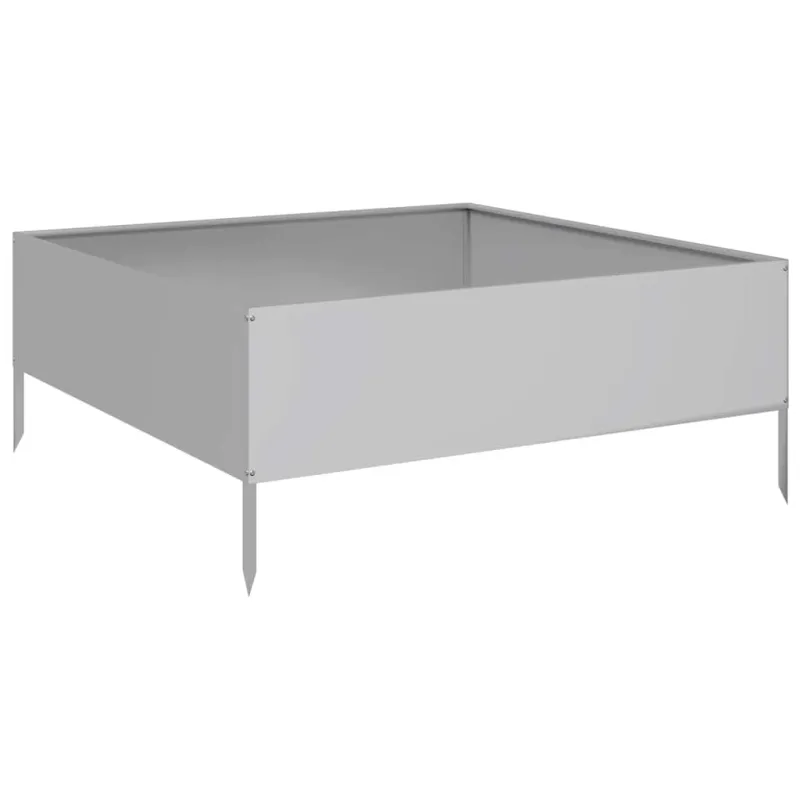 Aukštas sodo lovelis, 100x100x41cm, galvanizuotas plienas