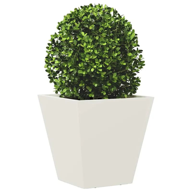 Sodo lovelis, baltos spalvos, 30x30x30cm, plienas