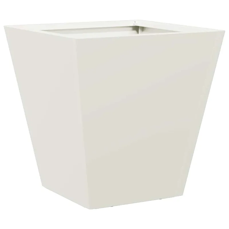 Sodo lovelis, baltos spalvos, 30x30x30cm, plienas