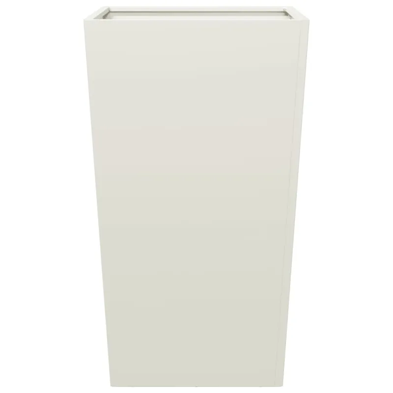 Sodo lovelis, baltos spalvos, 45x45x75cm, plienas