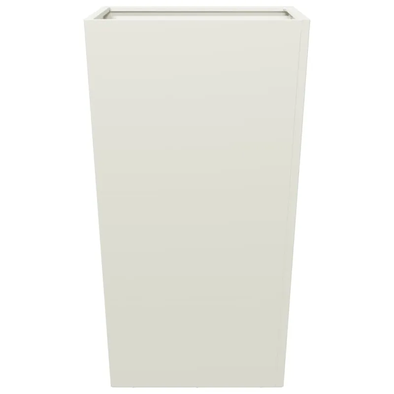 Sodo lovelis, baltos spalvos, 45x45x75cm, plienas