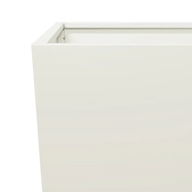 Sodo loveliai, 2vnt., baltos spalvos, 45x45x75cm, plienas