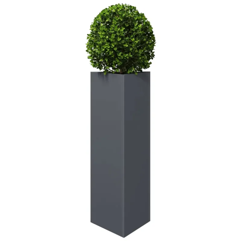 Sodo loveliai, 2vnt., antracito, 30x26x75cm, plienas