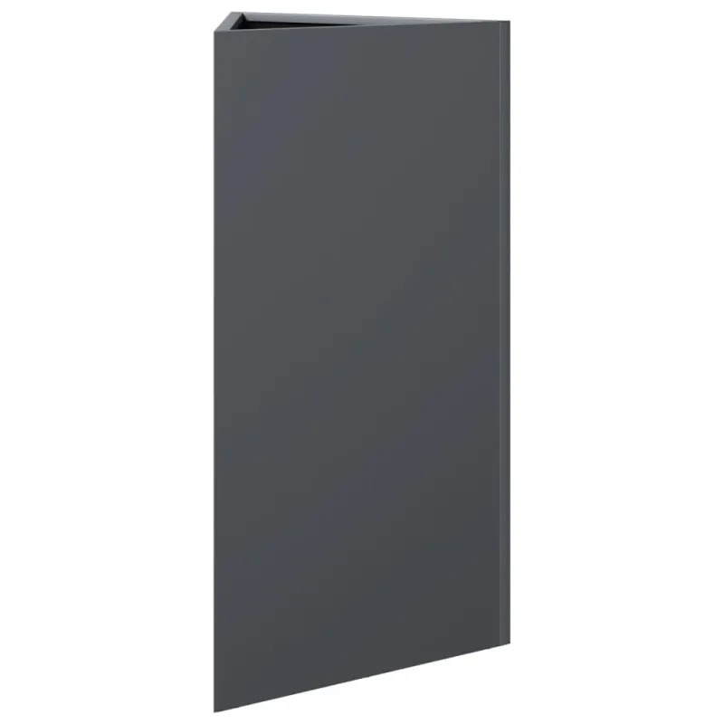 Sodo loveliai, 2vnt., antracito, 40x34,5x75cm, plienas