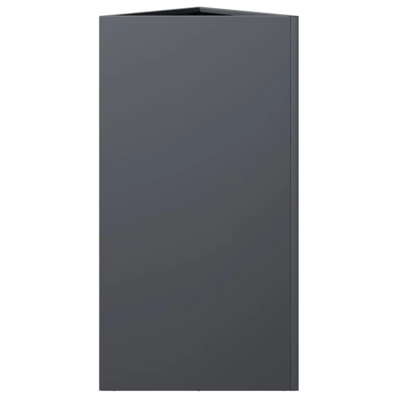 Sodo loveliai, 2vnt., antracito, 40x34,5x75cm, plienas