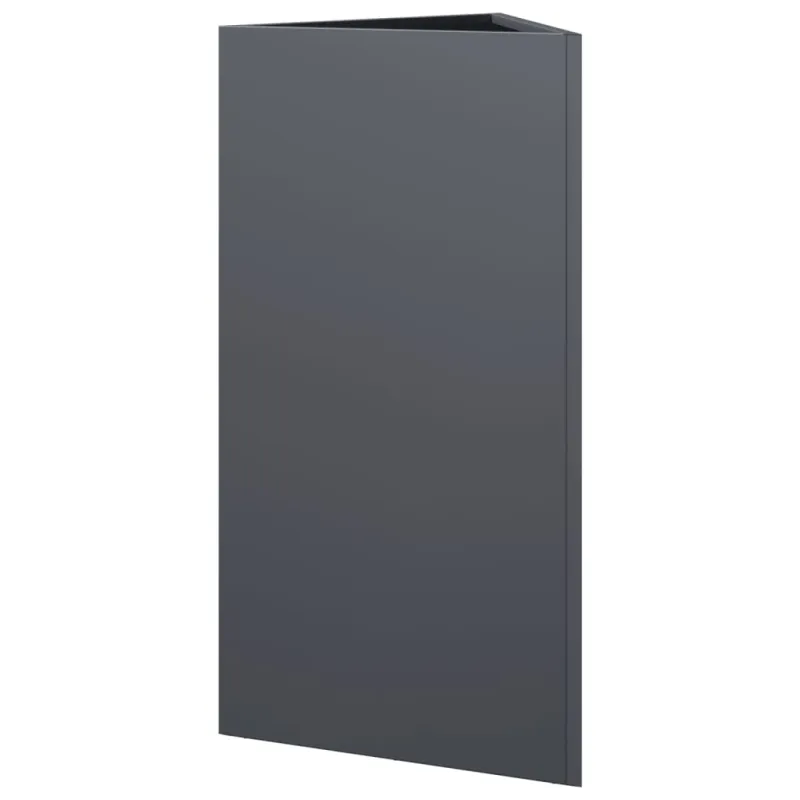Sodo loveliai, 2vnt., antracito, 40x34,5x75cm, plienas