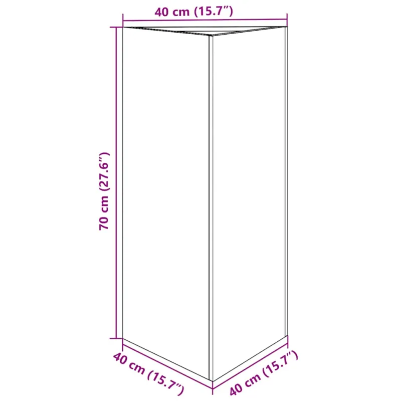 Sodo loveliai, 2vnt., 40x34,5x75cm, galvanizuotas plienas
