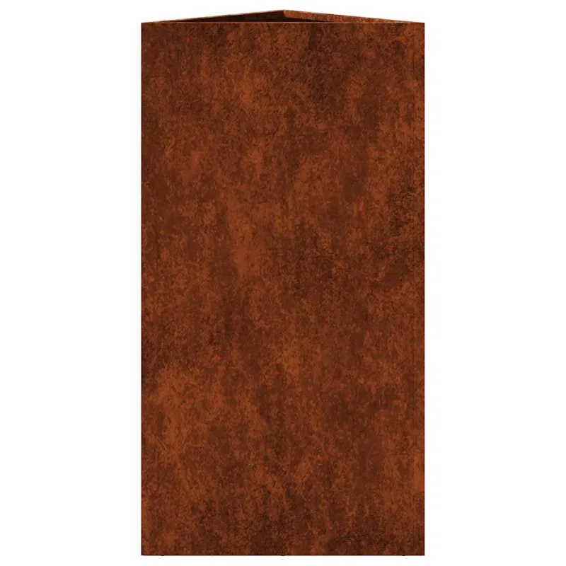 sodo vazonai 2 vnt trikampiai 40x34,5x75 cm oro sąlygoms atsparus