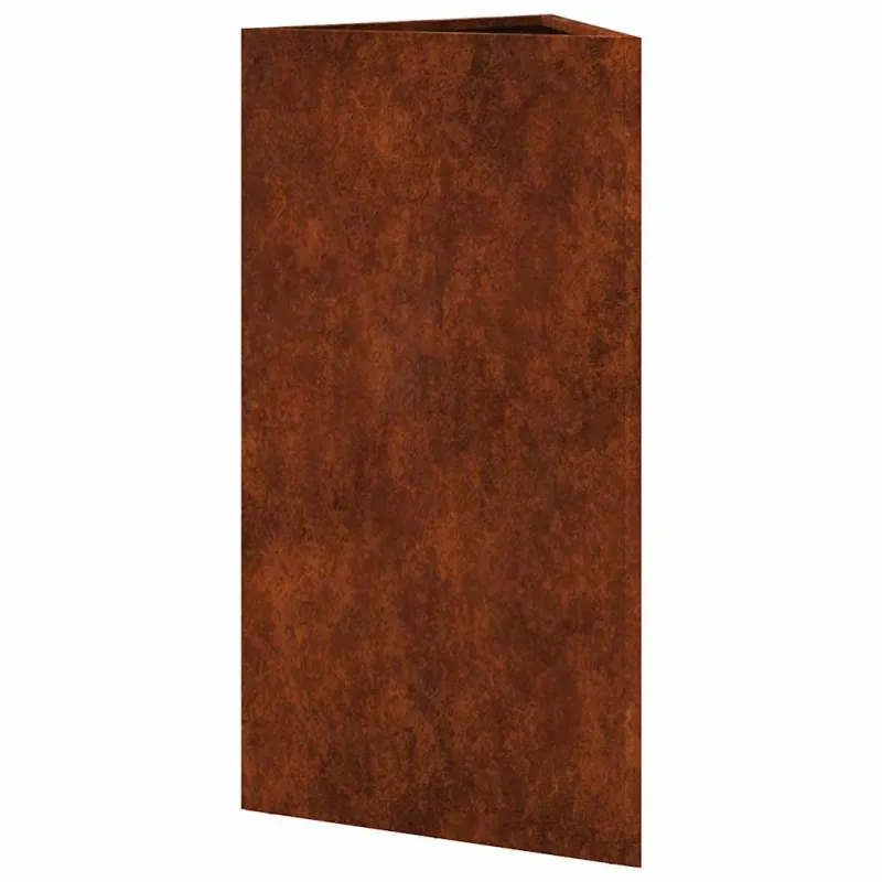 sodo vazonai 2 vnt trikampiai 40x34,5x75 cm oro sąlygoms atsparus