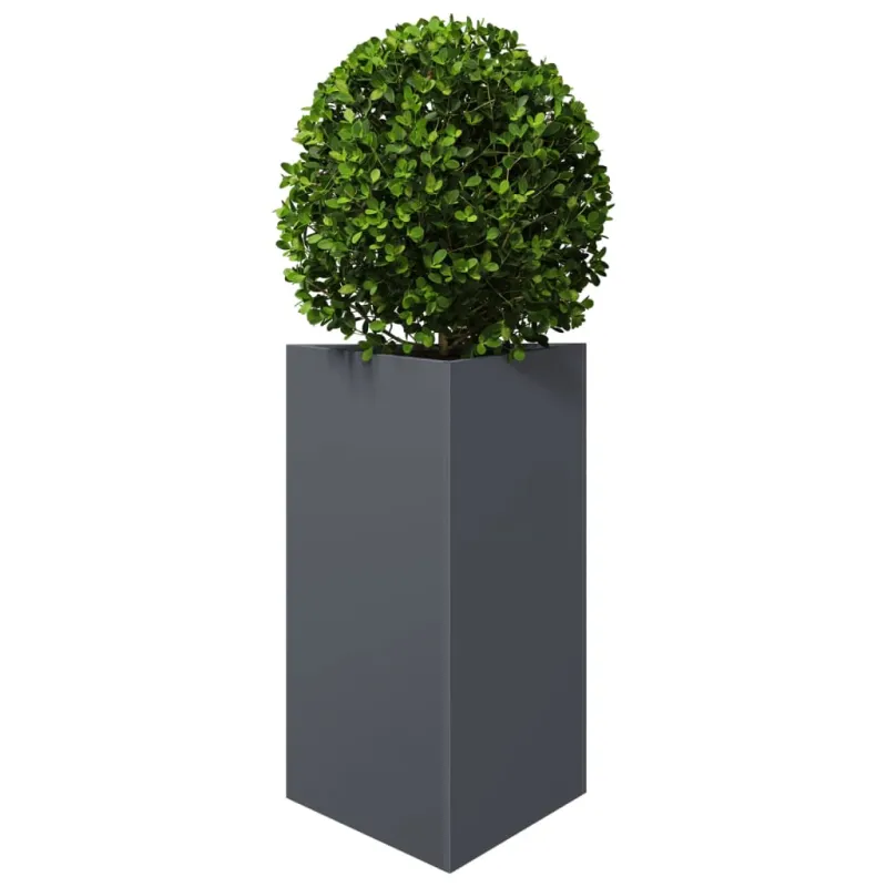 Sodo loveliai, 2vnt., antracito, 50x43x75cm, plienas