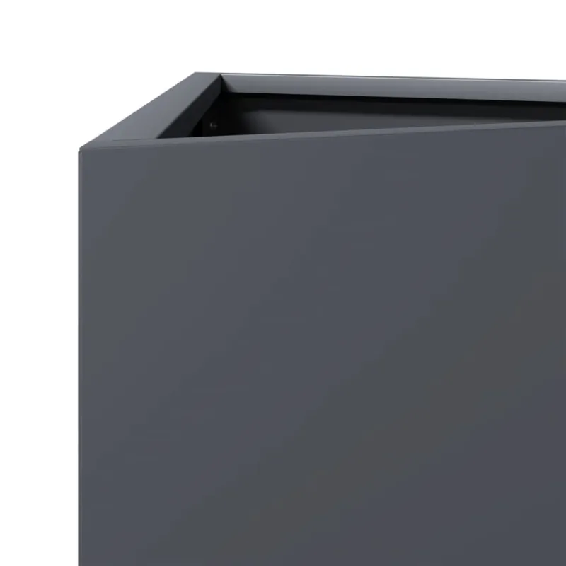 Sodo loveliai, 2vnt., antracito, 50x43x75cm, plienas