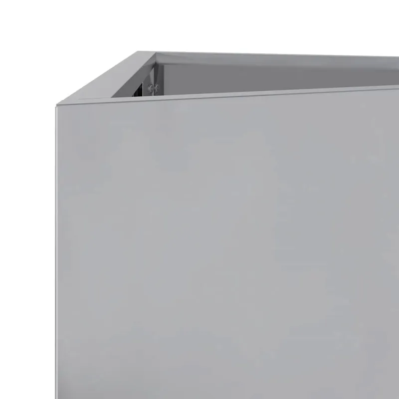 Sodo lovelis, 50x43x75cm, galvanizuotas plienas, trikampis