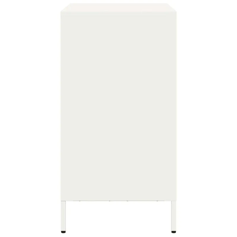 Šoninė spintelė, balta, 68x39x73,5cm, šaltai valcuotas plienas