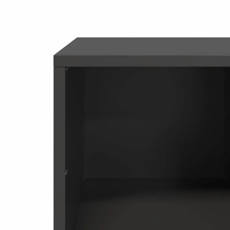 kavos staliukas juodas 101,5x50x43,5cm šaltai valcuotas plienas