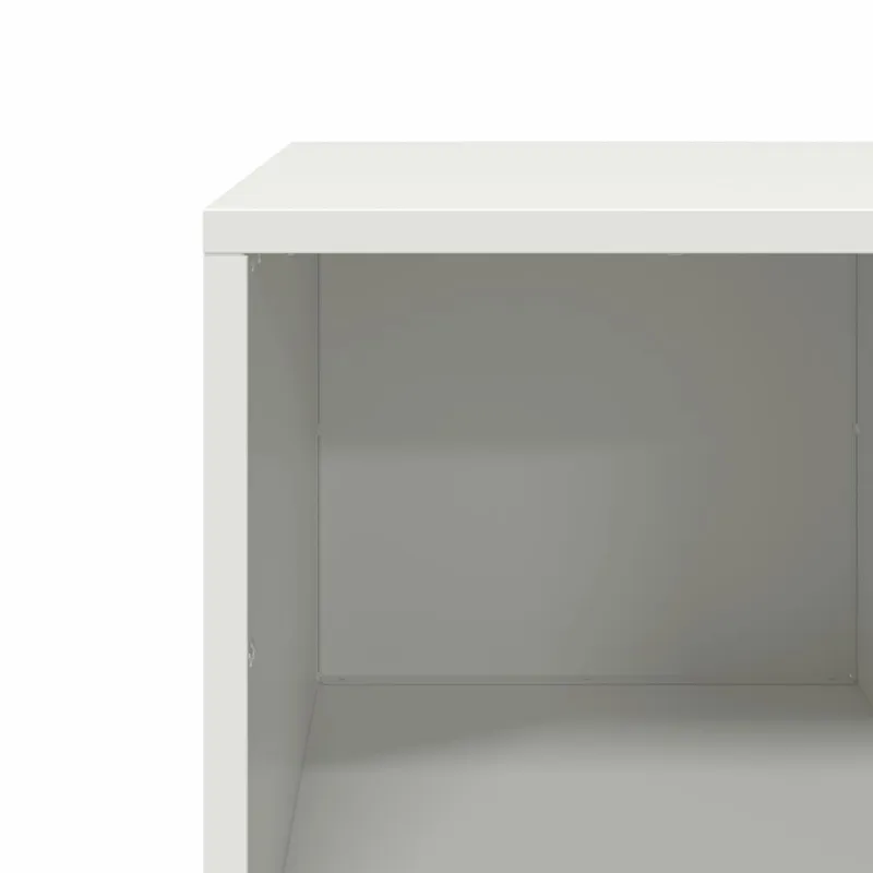 kavos staliukas baltas 101,5x50x43,5cm šaltai valcuotas plienas