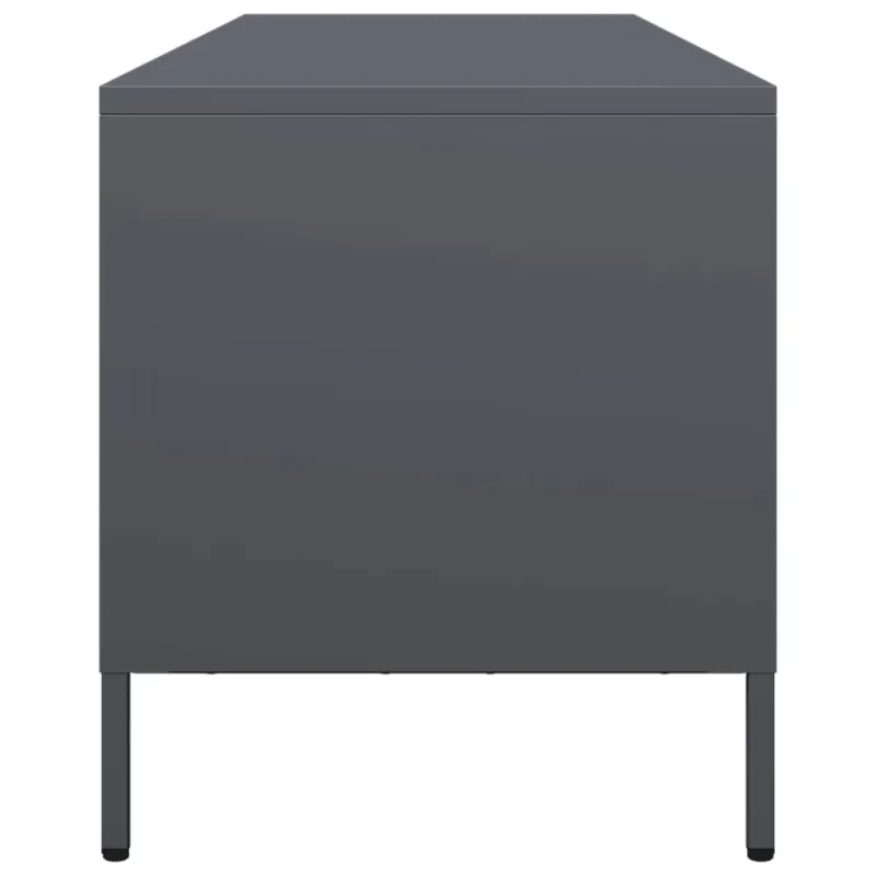 Televizoriaus spintelė, antracito, 135x39x43,5cm, plienas